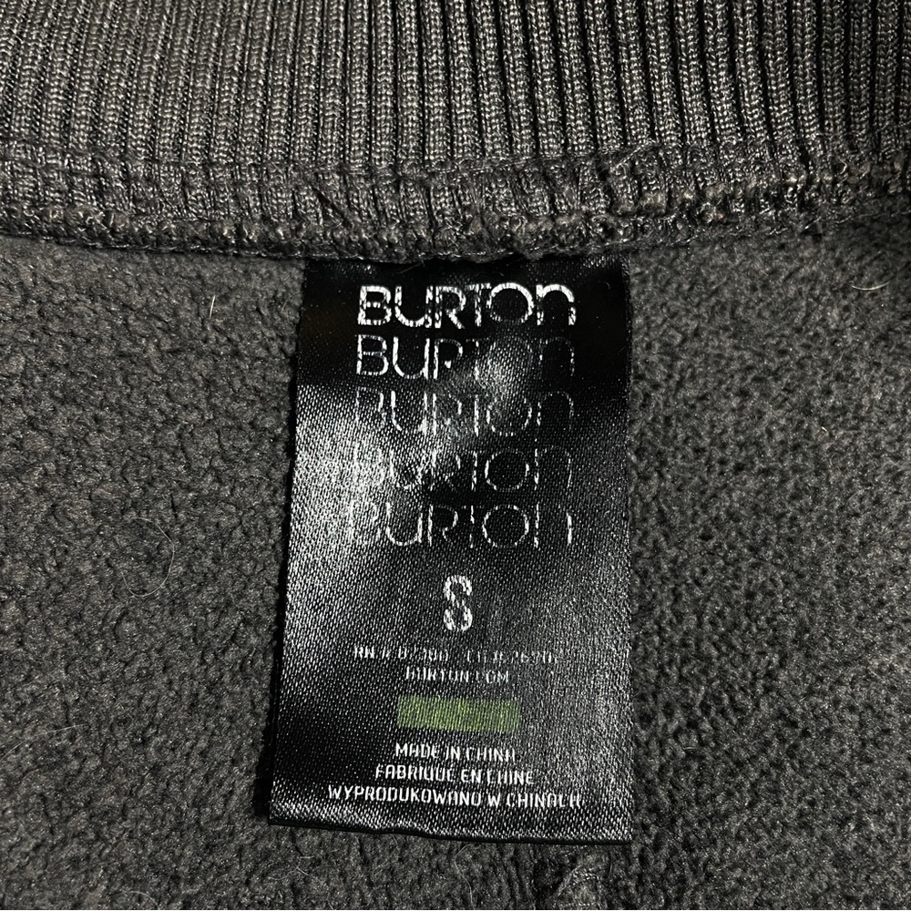 BURTON WB Minx Fleece Full Zip Up S Hooded Jacket Layer Snowboarding Après Ski - Picture 6 of 10